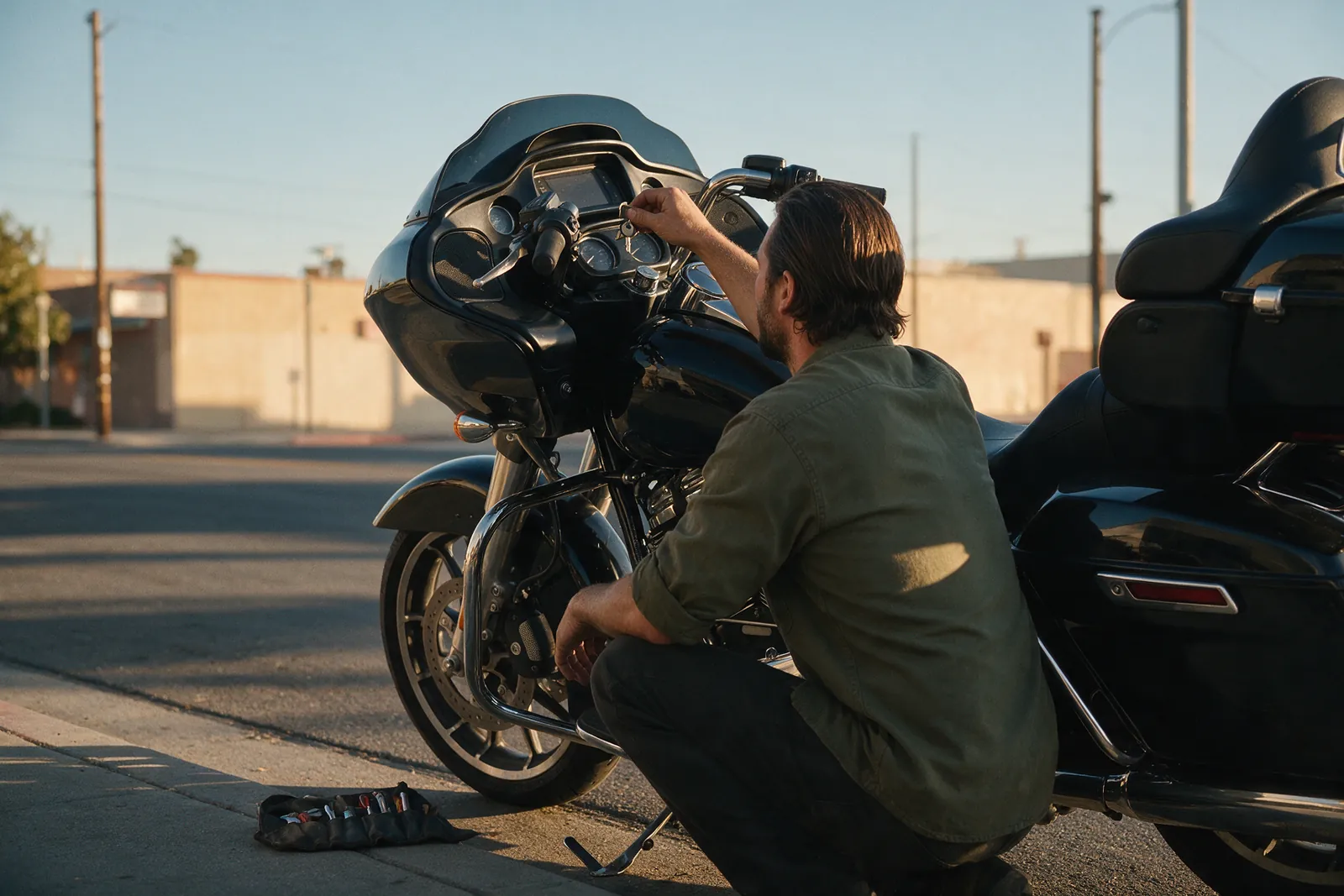 Motorcycle Keys in Gilroy by Daybreak